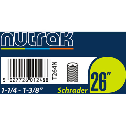 NUTRAK 26x1-1/4 - 1-3/8" Schrader click to zoom image