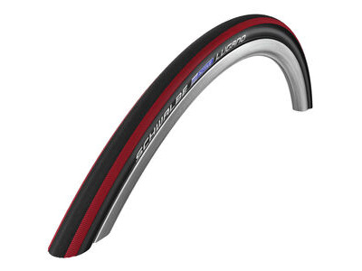 Schwalbe Lugano 700 x 23C Red Stripes Wire Bead