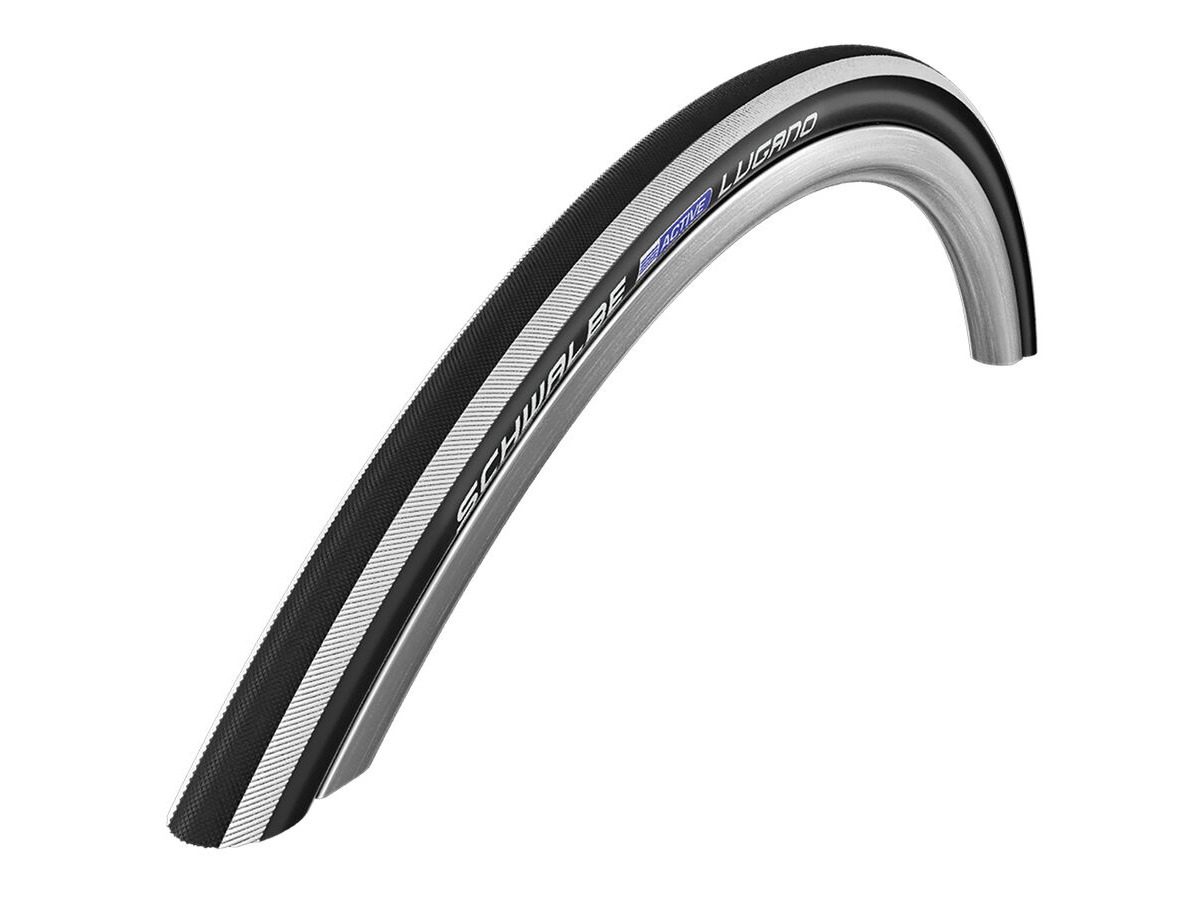 Schwalbe Lugano 700 x 23C White Stripes Folding click to zoom image