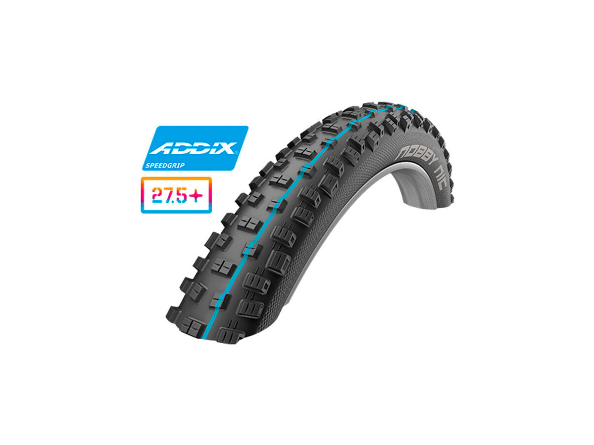 Schwalbe Nobby Nic 26 x 2.25 Addix Spgrip Evo LiteSkin click to zoom image
