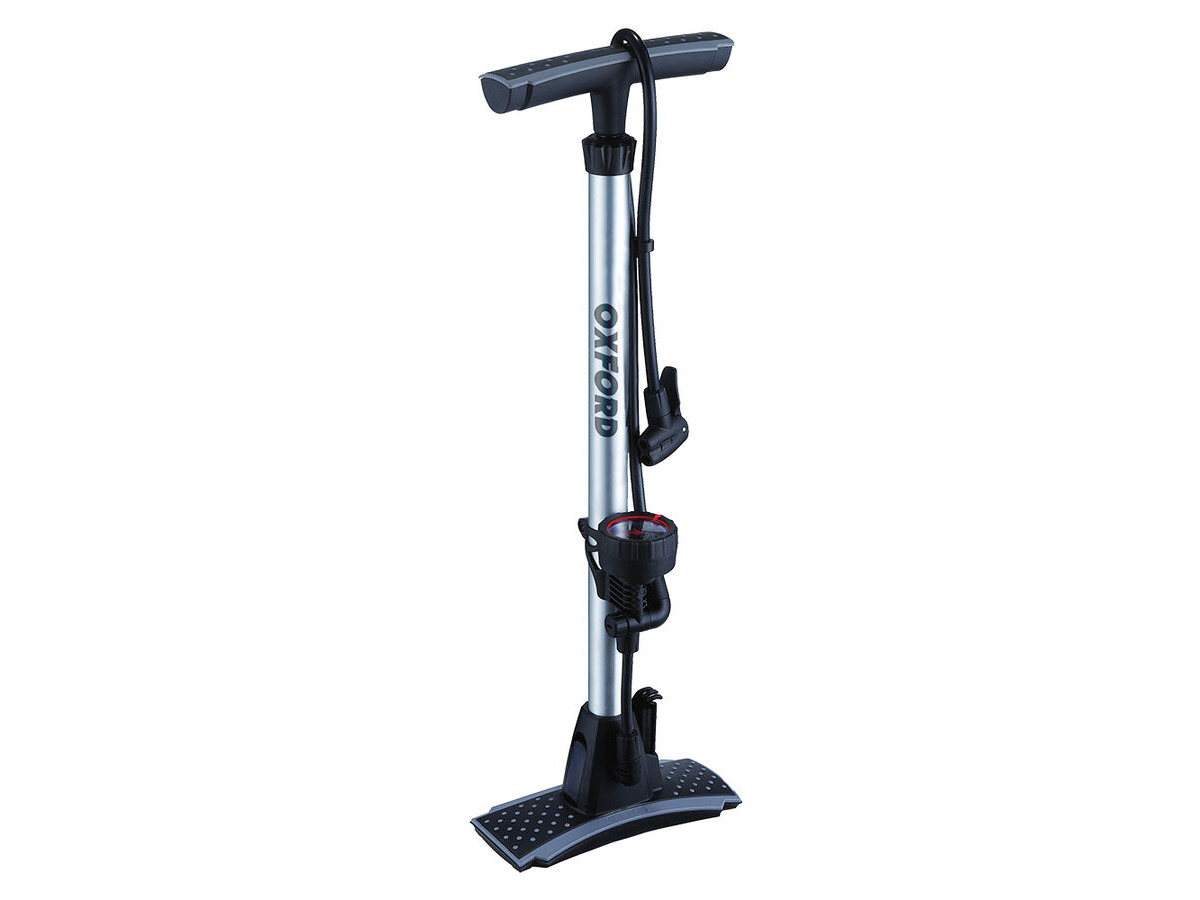 Oxford Alloy Track Pump With Gauge click to zoom image