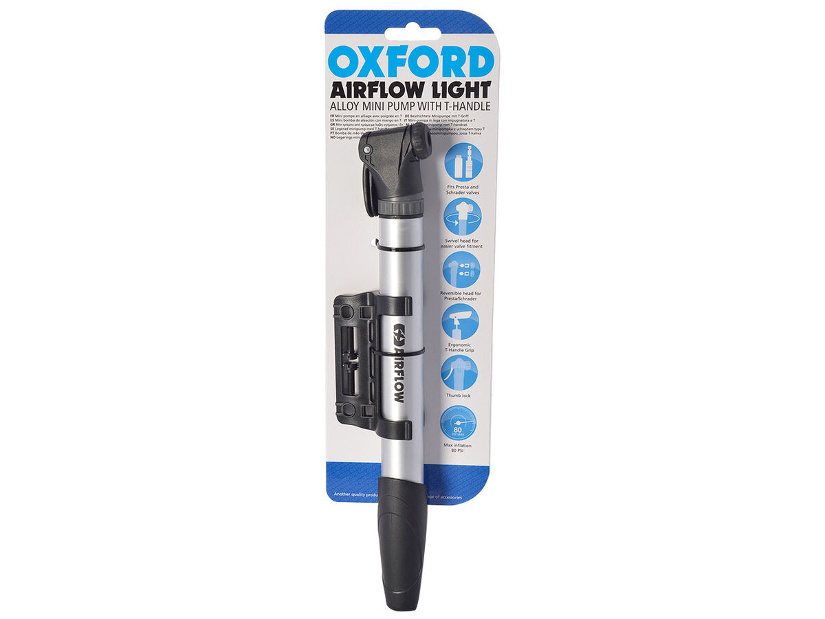 Oxford Airflow Light Alloy Mini-Pump click to zoom image