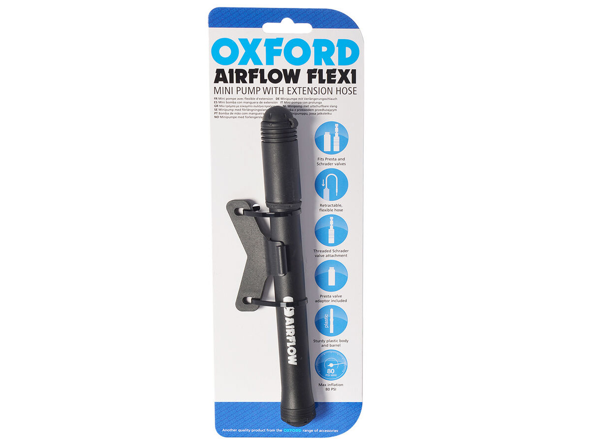 Oxford Airflow Flexi Mini-Pump with Hose click to zoom image