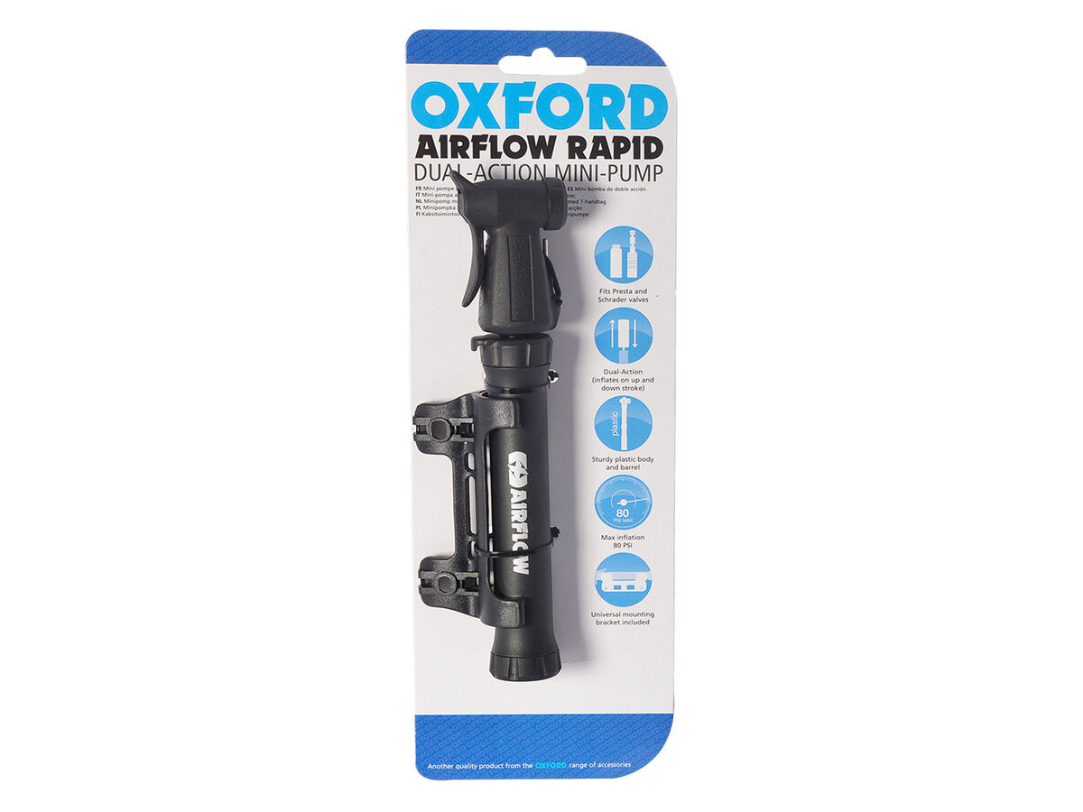 Oxford Airflow Rapid Dual-Action Mini-Pump click to zoom image