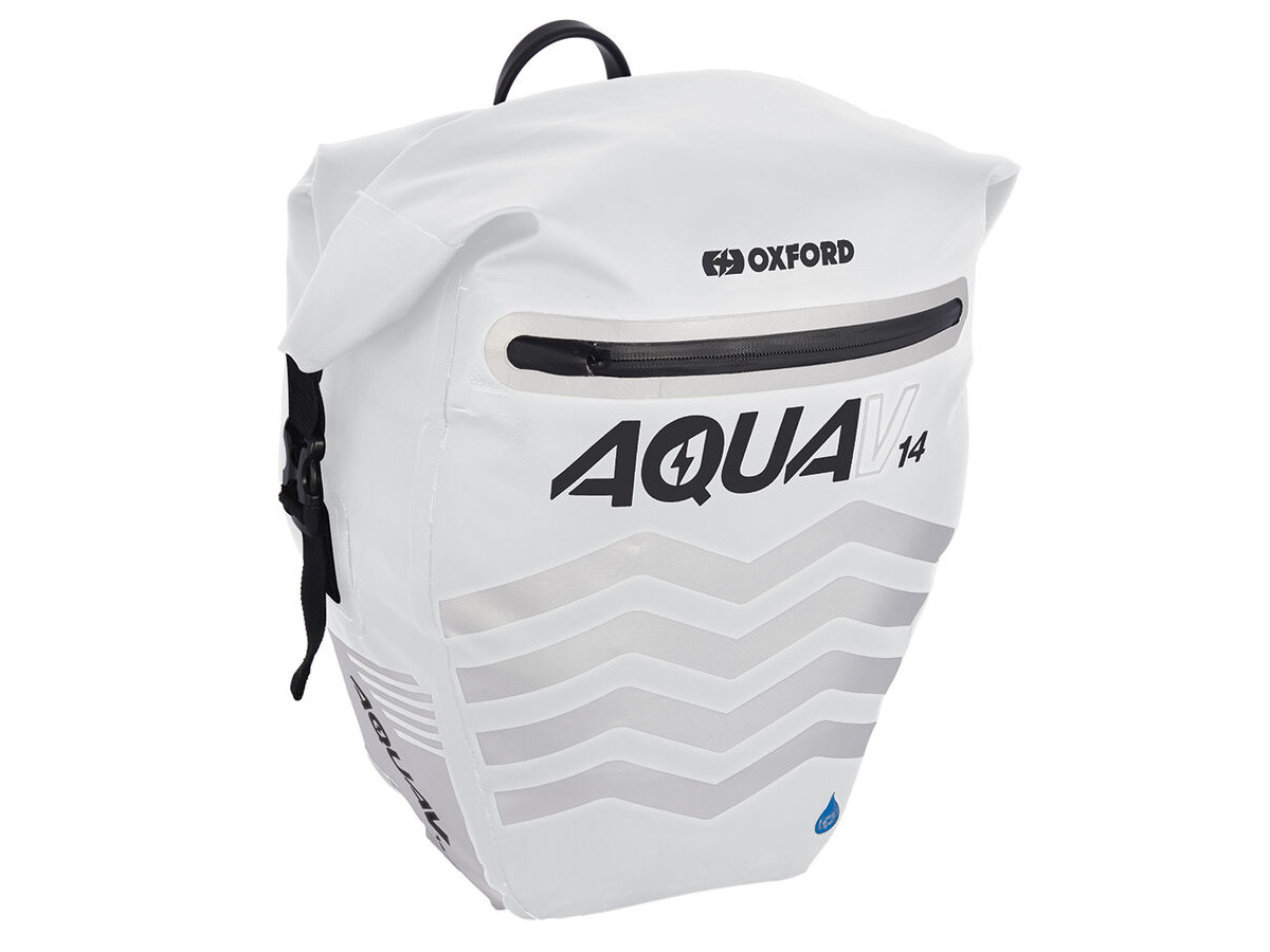 Oxford Aqua V 14 Pannier White click to zoom image