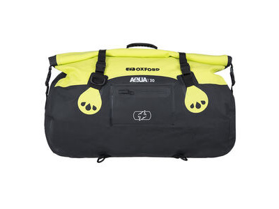 Oxford AQUA T-30 ROLL BAG - BLACK/ FLUO