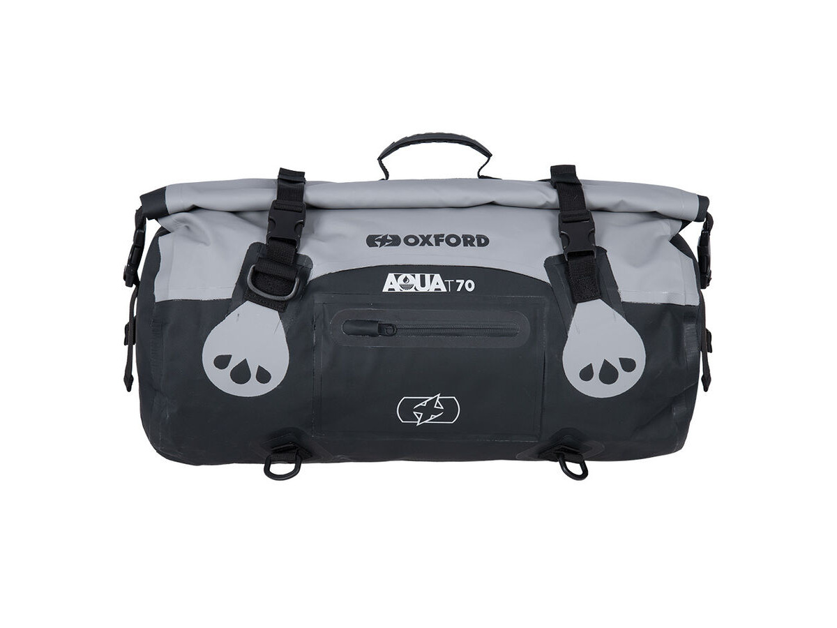 Oxford AQUA T-70 ROLL BAG - GREY/BLACK click to zoom image