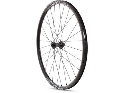 M Part Wheels Gravel Front Wheel DT 370 CL Hub TA 100x12mm G 540 Rim TLR black 27.5 inch